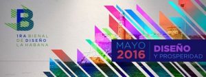 Cartel de la Primera edición de la Bienal de Diseño de La Habana