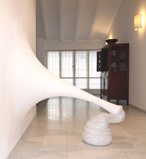 Smörf creado por los artistas Venske & Spänle para la exposición colectiva celebrada en nuestra Galería de Pascual y Genís, 19
