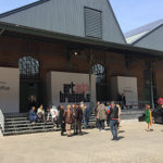 Entrada principal al pavellón de la feria Art Brussels 2017