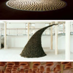Instalaciones artísticas realizadas en espacios interiores por el artista Bob Verschueren.
